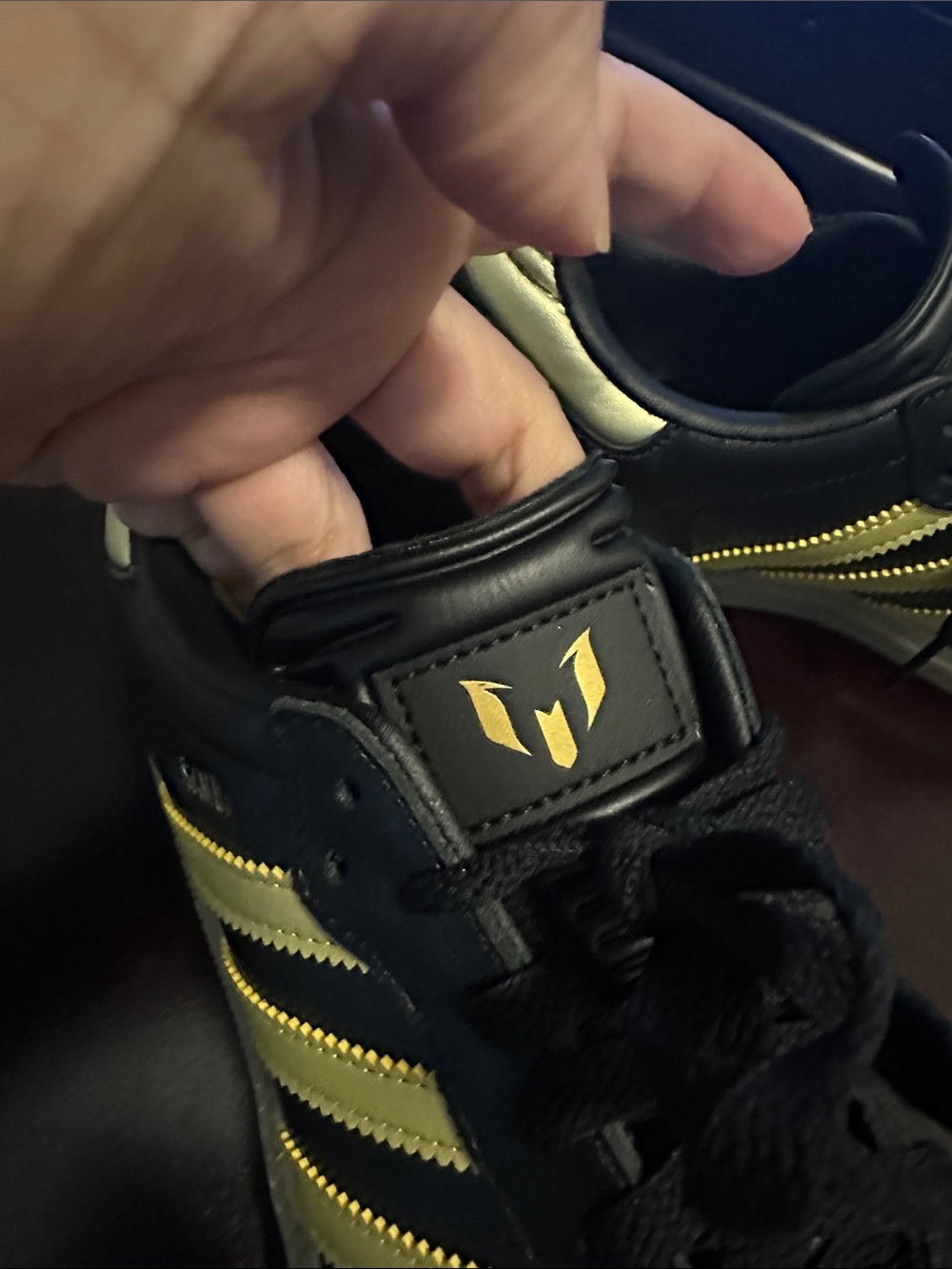 Adidas Black and Gold Samba Classic Sneakers. No original box. - Picture 12 of 16